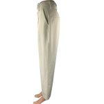 ZARA Women's White High Waisted Pleated Tapered Trousers Dress Pants Size S Photo 1