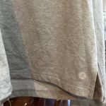 Danskin  Pullover Top Quarter Zip Long Sleeve Athleisure Gray‎ L Photo 3