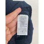 J.Crew  Women's Navy Blue Sleeveless Embroidered Linen Blend Top Size 4 Boho Chic Photo 5