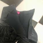 Betsey Johnson Vintage Y2K Betsy Johnson Coated Strapless Bubble Mini Dress Black Goth Prom sz8 Photo 6