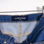 Veronica Beard Carly Kick Flare Crop High Rise Cotton Cornflower Wash Jeans 28 Photo 1