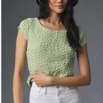 Anthropologie Mauve Green Socialite Popcorn Tee Photo 0