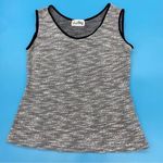 Joseph Ribkoff  Women's Black and White Sleeveless Top Photo 1