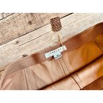 FAVLUX Fawn Tan Faux Suede Seamed Trumpet Skirt MEDIUM Neutral Earth Tones NWT Photo 1