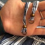 Striped Linen Beach Pants Blue Size M Photo 5