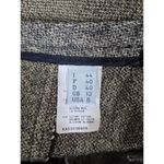 AEFFE Spa Narcisco Rodriguez Wool/Cotton Brown Tweed Pants Flat Front Sz 8 Photo 2