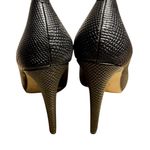 Jessica Simpson Women's Parisah Black Snake Print Platform Stiletto Pumps Photo 5
