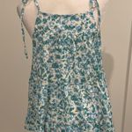 Entro  Floral Tie Strap Tank Sz M Photo 4