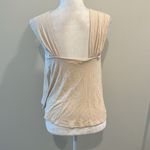 BaeVely tan cropped flowy tank top Sz L Size L Photo 4