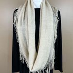 Shiraleah Chicago Ivory Fringe Adrienne Scarf NEW Photo 1