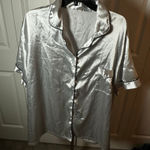Unbranded Plus 4X Silver and Black Pajamas Photo 0