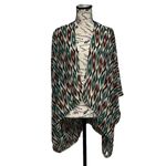 None Tribal Aztec Sheer Kimono Cardigan Women’s One Size Open Front Boho Festival Photo 1