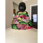 Women’s Floral Green & Pink Multicolored Scarf Photo 9
