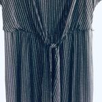 Luxology Metallic Striped Wide Leg Jumpsuit Size M New w/Tag Photo 6