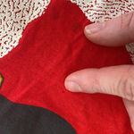 VTG Single Stitch 80s 90s Christmas Puff Paint Retro Santa Claus Small T Shirt Red Photo 7