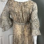 Une Ame Floral Maxi Dress, Size Medium, Slimming Looking Dress, Beautiful! Brown Photo 6