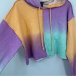 Wild Fable Cropped Color Block Hoodie Size XL Boho NWT Photo 3