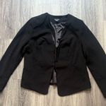City Chic Classic Black Blazer 14 Criss Cross Detail Photo 0