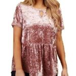 Altar'd State Altar’d State | babydoll crushed velvet blouse Photo 0