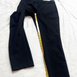 Rachel Zoe Pull On Mid Rise Ankle Pants Pockets Chino Solid Black Sz 6 Stretchy Photo 3