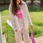 Blue Blush Floral Wide Leg Bottoms Photo 12