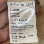 Sofie the Label Beige Smocked Dress Tan Size M Photo 5