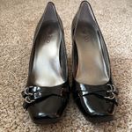 Me Too Black Patent Leather  Formal Heels Size 7.5 M Photo 7
