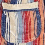 Keren Hart Striped Wide Leg Drawstring Waist Wide Leg Cropped Pants Size Medium Photo 6