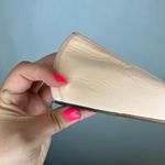 M.Gemi Leather Ballet Flats‎ Square Toe Bow Peach Nude Women's Shoes Pink Size 7.5 Photo 8