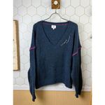 Sundry  from Revolve Wool Blend Navy Bonjour Oversized Sweater - Size - 3(Large) Photo 5
