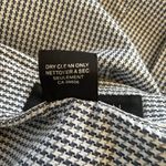 Pink Tartan mini houndstooth long sleeve button down collared shirt women's 8 Gray Photo 9