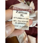 Maroon Floral Dress XL Zattcus 3/4 Sleeve Long V Photo 7