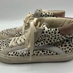Madewell  Sidewalk High Top Sneaker Spotted Calf Hair Sz 7.5 Style #AH741 Photo 3