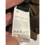 Dazy Jacket Womens Small Brown Cream Cropped Full Zip Long Sleeve Collarless Photo 6