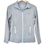 Peter Millar  Gray Blue Full Zip Golf Sweatshirt Sz S Photo 5