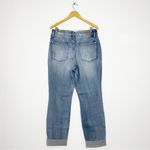 Judy Blue High Waist Double Cuff Fray Hem Distressed Boyfriend Jeans Size 14 Photo 3