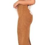 House Of CB  Rayna Dress Tan And White Photo 1