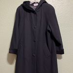 Vintage MDP Mario De Pinto Black Wool Velvet Dress Coat Size XL Photo 2