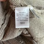 J Howard Sweater Dress Cable Knit Light Tan Womens Medium Photo 13