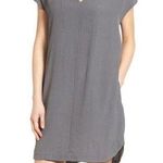 Madewell V-Neck Du Jour Tunic Dress Size M Lagenlook Flowy Casual Lightweight Photo 0