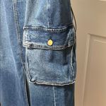 a.n.a 🦞🦞🦞BOGOHO 🦞🦞🦞 Blue Denim Cargo Skirt Photo 7