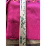 Time For Me Cardigan Women Sweater Sz XL Button Down Aztec Cotton Knit Colorful Photo 3