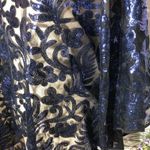 Bob Mackie Wearable Art Kaftan Tunic Dress Black Blue 3X Photo 9