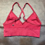 Lululemon Sports Bra Red Seamless Crossback S Adjustable Straps Yoga Stretch Size undefined Photo 3