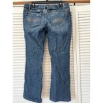 Aeropostale Curvy Skinny Flare Jeans Women 11 12 Blue Denim Embellished Pockets Photo 1