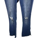 SheIn  Jeans Flare Leg Distressed Bell Bottom Size 8/10 Womens Festival Boho Photo 2