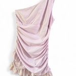 Blue Blush Lavender One-Shoulder Dress  Photo 0