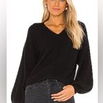 1. State  Women's Size S‎ Rich Black Pullover Ballon Sleeve Pullover Sweater, NWT Photo 0