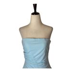 Bec & Bridge Dress Women 10 Dolphin Blue Elzette Strapless Asymmetric Midi NWT Photo 4