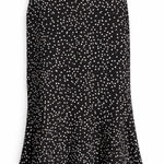 Banana Republic NWT  Black White Polka Dot Skirt Size 12 MSRP $80 Photo 0